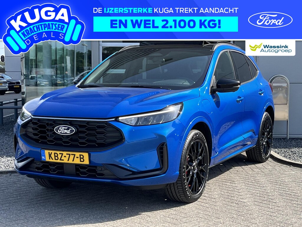 Ford Kuga 2.5 PHEV ST line X Black edition Trekhaak | Achterbank verwarming | Winterpack | 20 inch velgen | Panoramadak