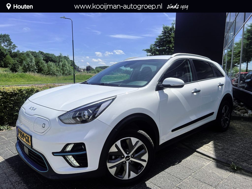 Kia Niro EV e-Niro Edition 64 kWh Eerste Eigenaar, Dealeronderhouden, 3-fase, SOH 100%, Stoelverwarming, Keyless, Adaptieve Cruise Control, Enz…