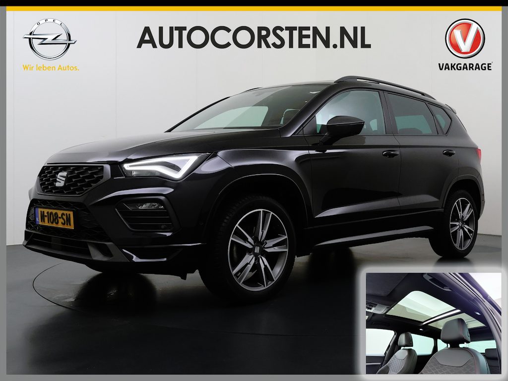 SEAT Ateca T 111PK FR Pano-Dak Virtual Cockpit Navi Camera Business Intense Ecc Apple Carplay Android Auto Pdc Stoel+Stuurverwarming Keyless Elek.Achterklep Led Lmv 18" Isofix DAB 1e Eigenaar Origineel Nederlandse Auto