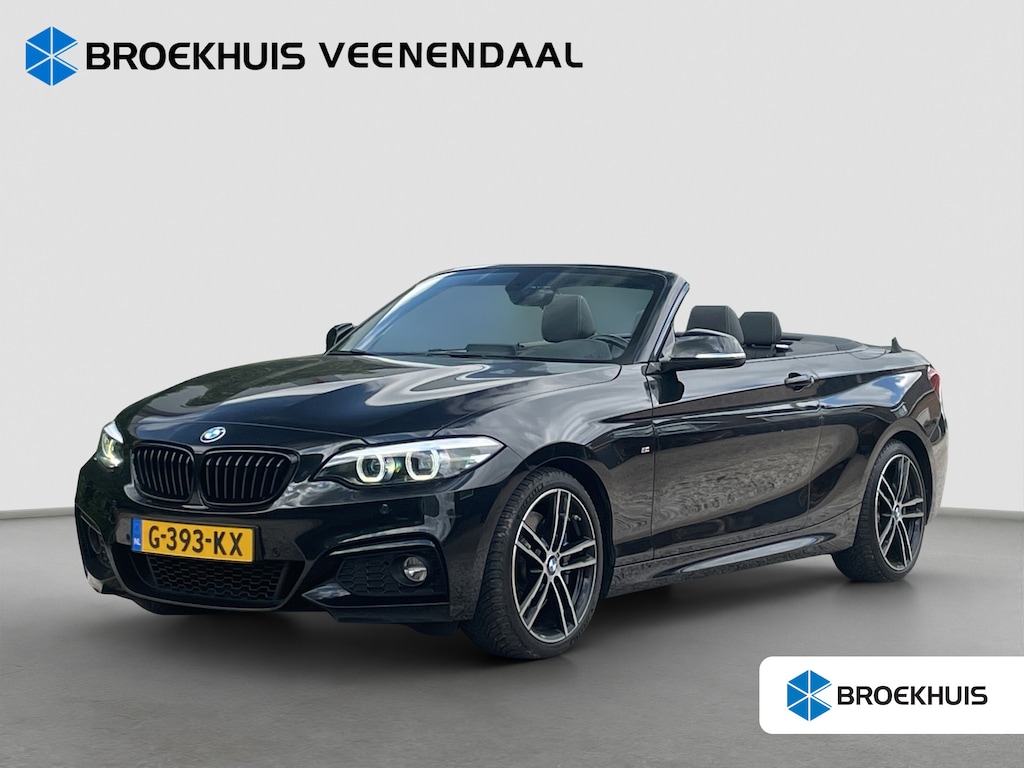 BMW 2-Serie Cabrio 220i M-Sport 2.0 184pk | Stoelverwarming | Leder | Dealer OH | Cruise Control | Climate Control |