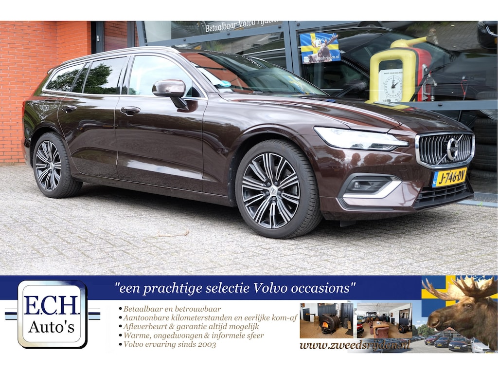 Volvo V60 2.0 B3 177 pk Mild-Hybrid Inscription, Leer, Adaptieve CC