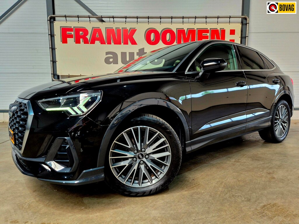 Audi Q3 Sportback 35 TFSI 150PK S Edition + 1e eigenaar|OH historie|S-Line|LED|Leder|19"LMV|Dodehoek|Camera|Navi|Apple|Android