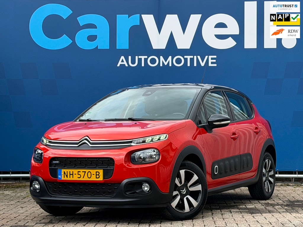Citroën C3 1.2 PureTech Shine|2e Eigenaar|Navi|Camera|Carplay|Climate|Cruise|PDC|DealerOnderhouden|Apk tot 26-01-2027|