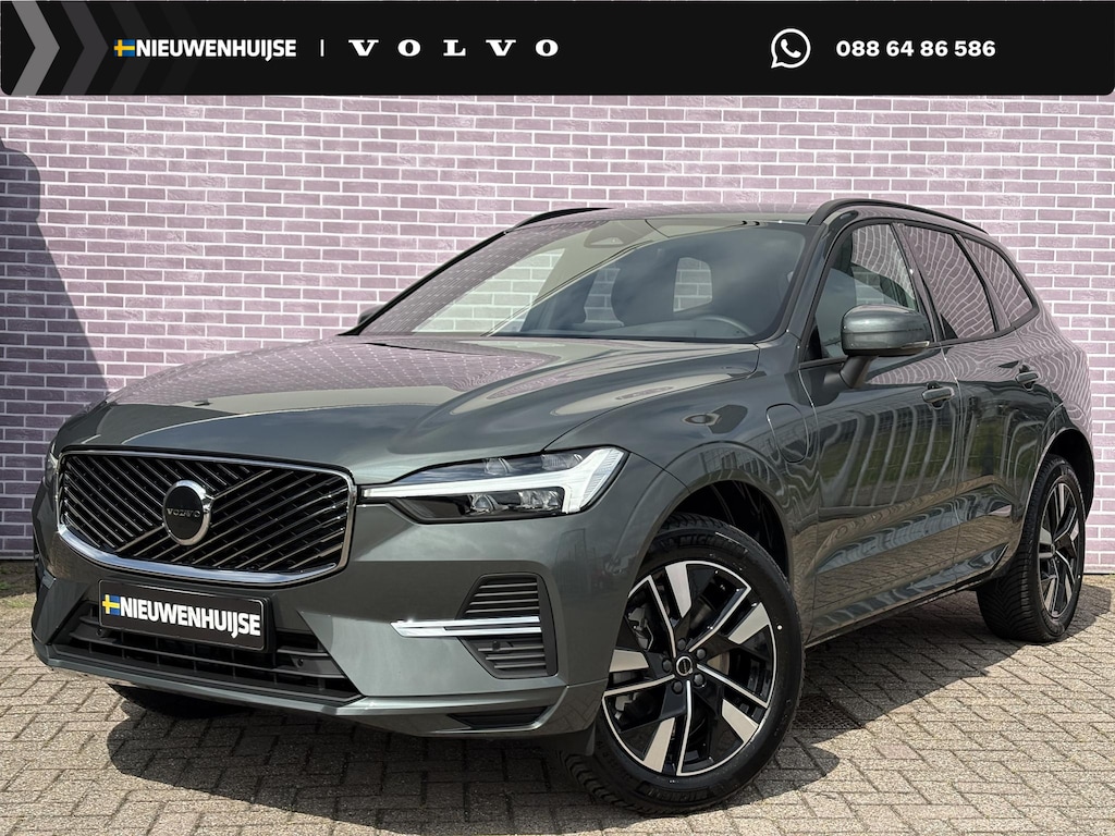 Volvo XC60 2.0 T6 Plug-in hybrid AWD Essential | Gratis Trekhaak | Stoel/stuurverwarming | adaptieve cruise | BLIS | 19" velgen | Nordico interieur | Extra getint glas | Zwarte hemel bekleding | All Season Banden |