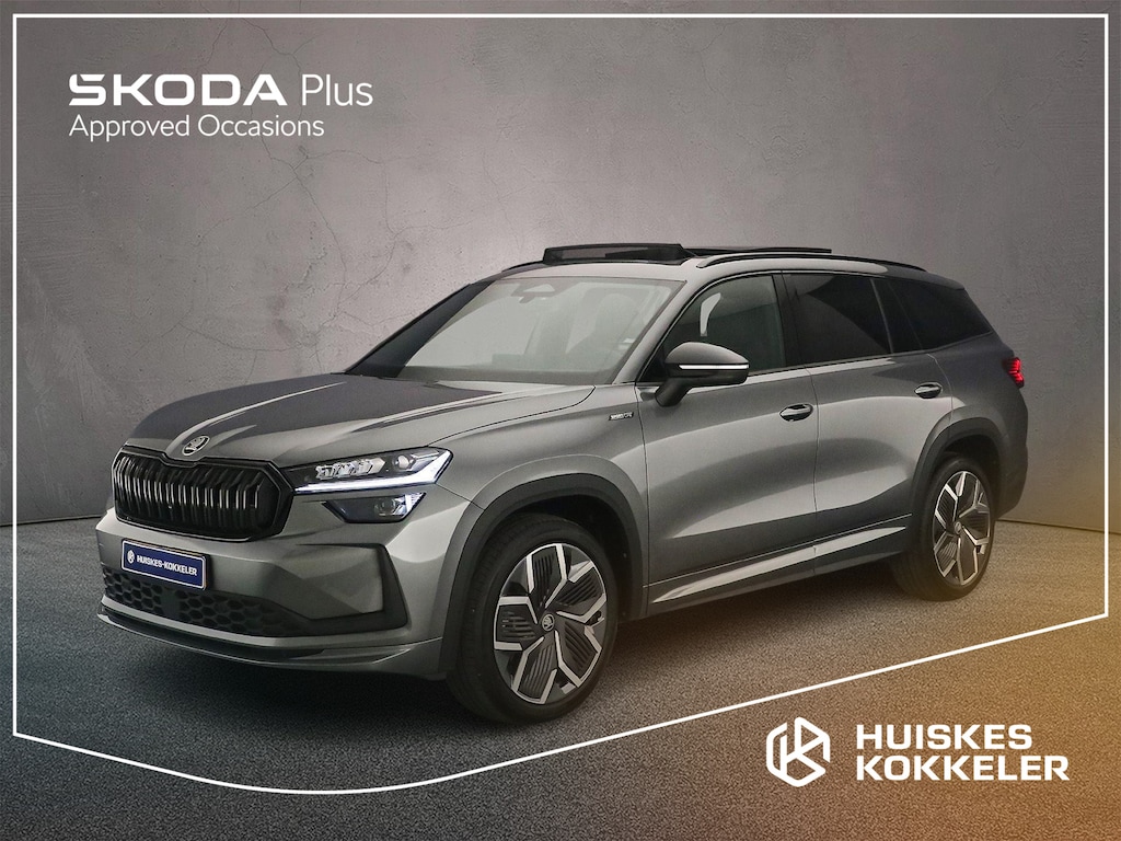 Skoda Kodiaq Sportline Business 7p. 1.5 eTSI 150pk DSG Automaat Trekhaak, 3e zitrij, Panoramadak, Adaptive cruise control, Navigatie, Achteruitrijcamera, LED matrix koplampen