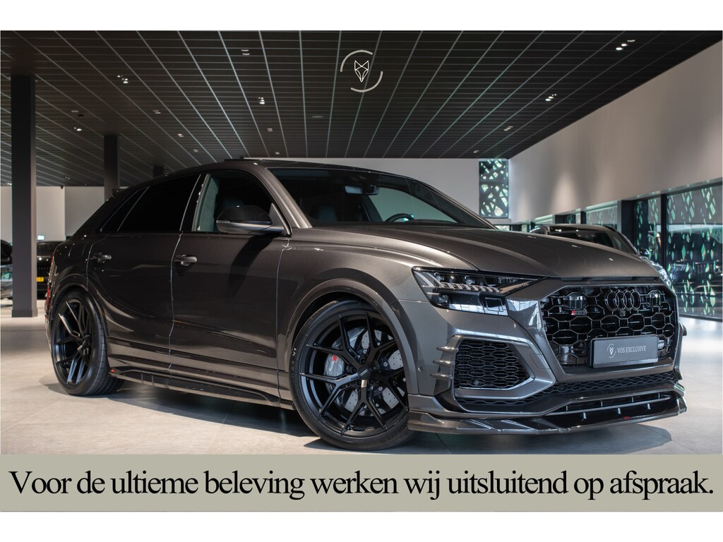 Audi RS Q8 4.0 TFSI Q8 Quattro 700PK URBAN|FULL CARBON|23" Vossen|Ceramic|RS Dynamic|B&O 3D Advanced||ACC|Uitlaatsysteem|Keyless|Softclose|Standkachel|360°