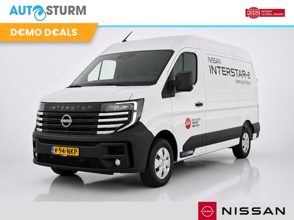 Nissan Interstar Interstar-e L2H2 Limited 87 kWh | Camera | Trekhaak | Betonplex vloerplaat | Lat om Lat | Climate Control | Wielkastbescherming | Direct leverbaar