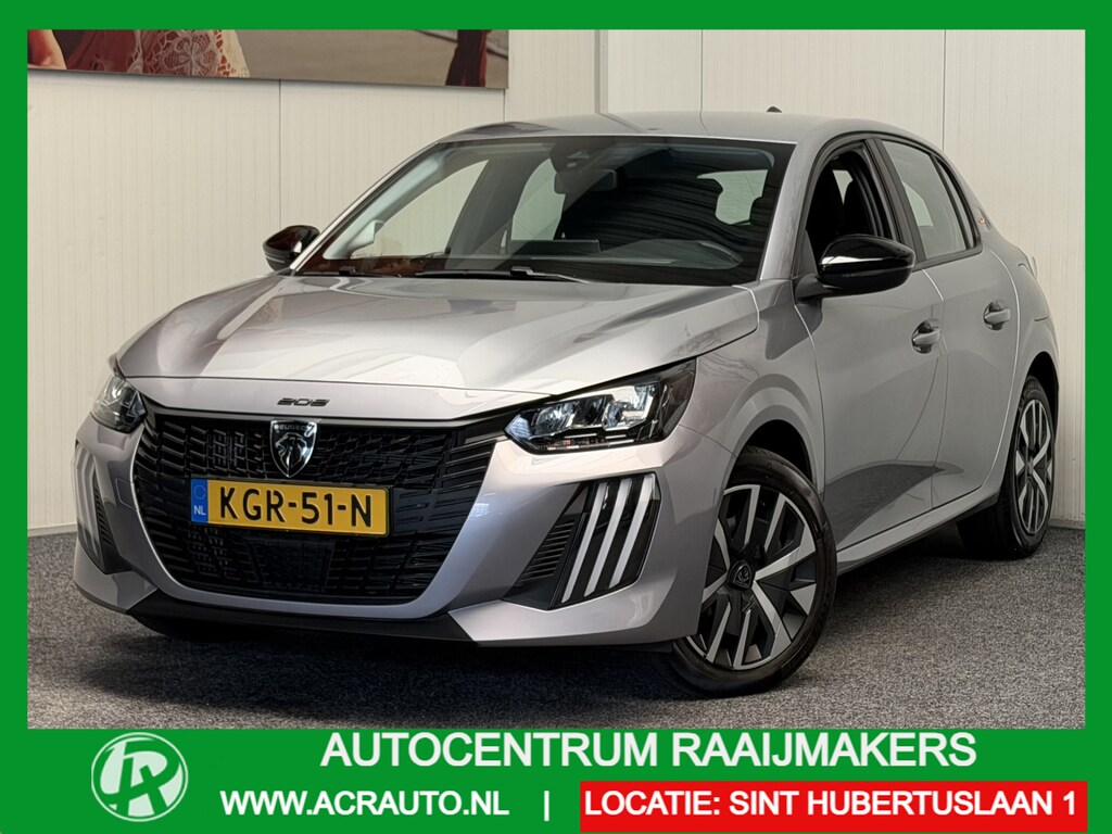 Peugeot 208 1.2 STYLE 100PK MODEL 2025 NAVIGATIE CRUISE CONTROL APPLE CARPLAY/ANDROID AIRCO  BLUETOOTH TELEFOON RIJSTROOKSENSOREN PDC ZEER MOOI !!