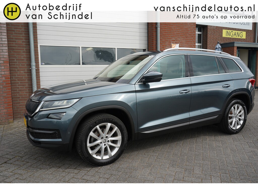 Skoda Kodiaq 1.4 TSI STYLE BUSINESS ORIGINEEL NEDERLANDS 360CAMERA ELECTR.TREKHAAK ANDROID/APPLECARPLAY NAVI STOEL+VOORRUITVERWARMING ELECTR.STOEL+MEM CANTON 18INCH ECC AIRCO CRUISE ENZ...