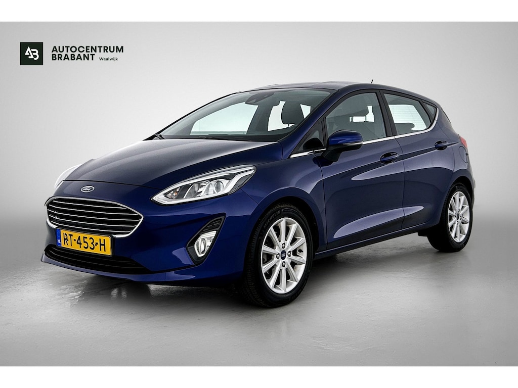 Ford Fiesta 1.0 EcoBoost Titanium Automaat (NAVIGATIE, STUURBEDIENING, CARPLAY, 1e EIGENAAR, GOED ONDERHOUDEN)