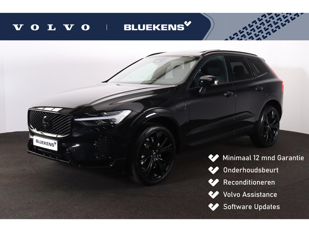 Volvo XC60 T6 Recharge AWD Plus Black Edition - Panorama/schuifdak - IntelliSafe Assist & Surround - 360º Camera - Harman/Kardon audio - Verwarmde voorstoelen, stuur & achterbank - Parkeersensoren voor & achter - Elektr. bedienb. voorstoelen met geheugen - Head up display - Draadloze tel. lader - Extra getint glas - 21' LMV