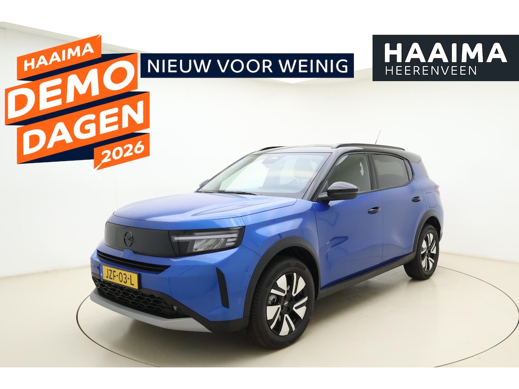 Opel Frontera 1.2 Turbo 110pk Hybrid GS 7pers. | DEMO | Navigatie | Climate control | Camera | Parkeersensoren | Lichtmetalen velgen | Winterpakket | Zwart dak