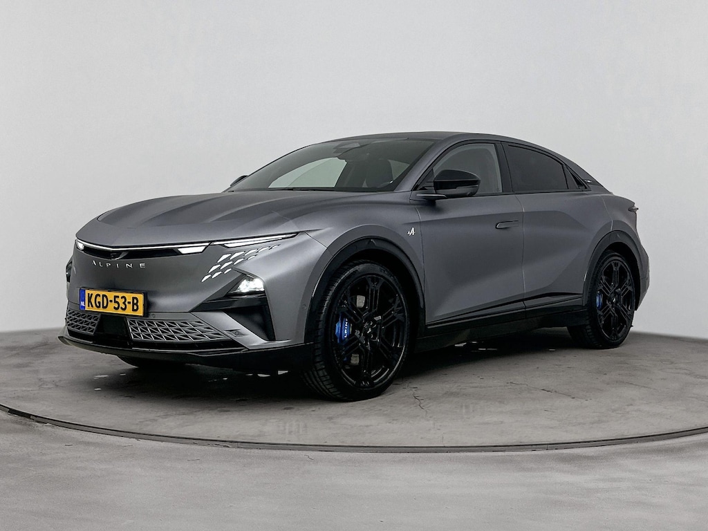 Alpine A390 GT 89kWh Direct rijden | GRIS TONNERRE MAT | DEVIALET AUDIO | 21" SNOWFLAKE NOIR | PACK DRIVING | REMKLAUWEN BLEU ALPINE |