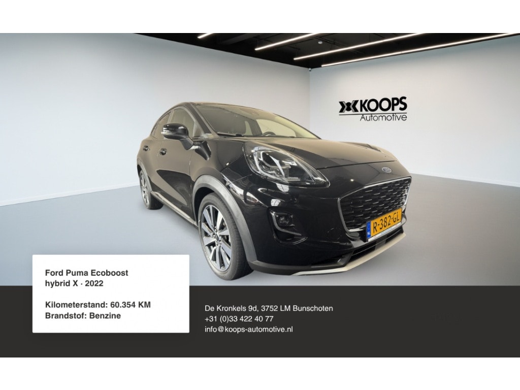 Ford Puma Ecoboost Hybrid X 60.000 KM | Carplay | Cruise control | Airco