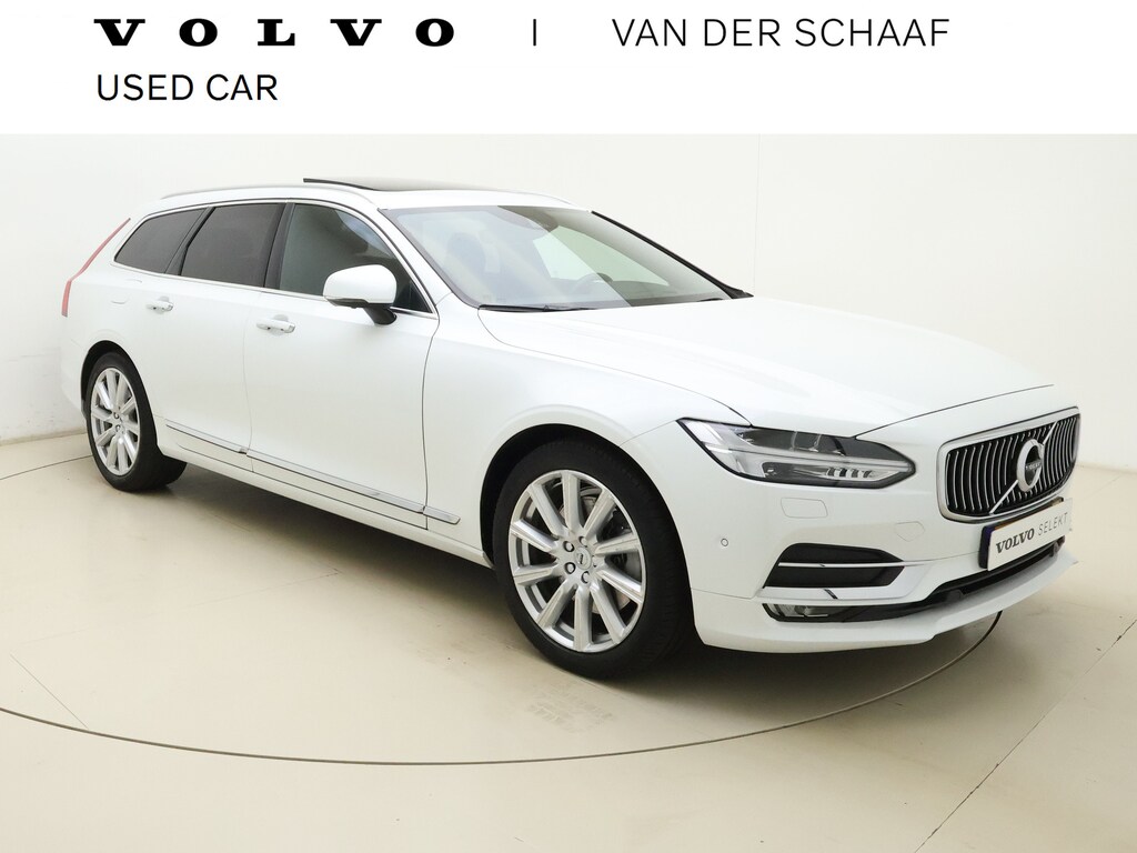 Volvo V90 T4 Inscription | LUCHTVERING | MEMORY | 360 CAMERA | TREKHAAK | SCHUIF/KANTEL DAK | STOEL STUUR VERWARMING + ACHTERBANK |