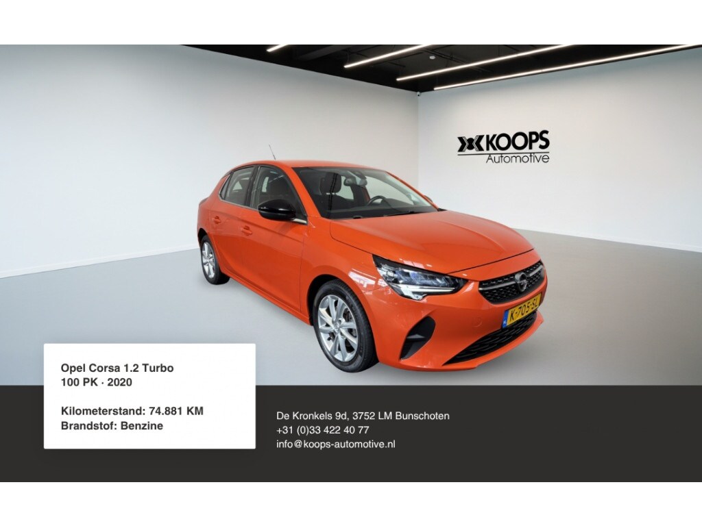 Opel Corsa 1.2 Turbo Carplay | Airco | Cruise control