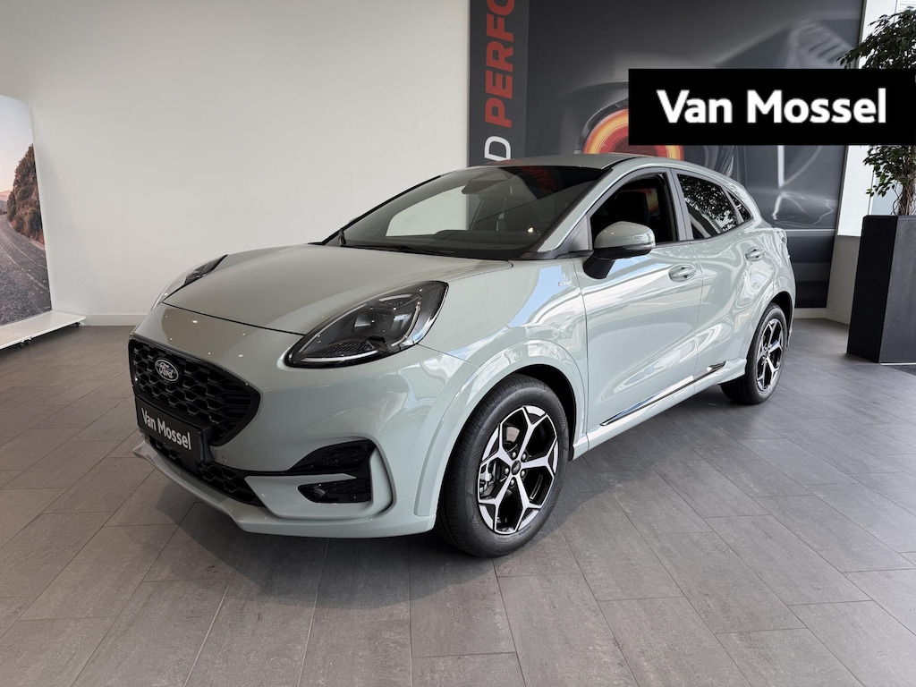 Ford Puma Hybrid ST-Line | 125 PK | WINTERPACK | CRUISE CONTROL | ACHTERUITRIJCAMERA | KEYLESS ENTRY | NIEUW TE BESTELLEN | TIJDELIJK GRATIS AUTOMAAT! vraag naar de voorwaarden