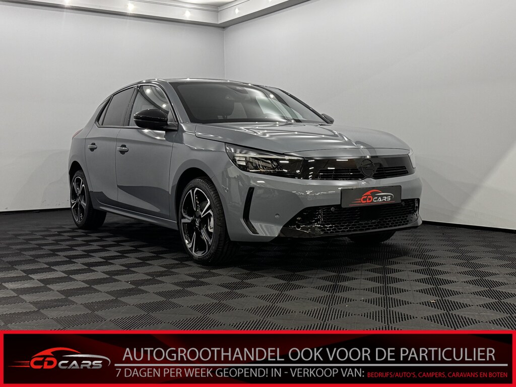 Opel Corsa 1.2 Turbo Hybrid GS 110 pk Half leder, Camera, Winterpakket, Rijstrook correctie, Cruise control, 2 jaar garantie