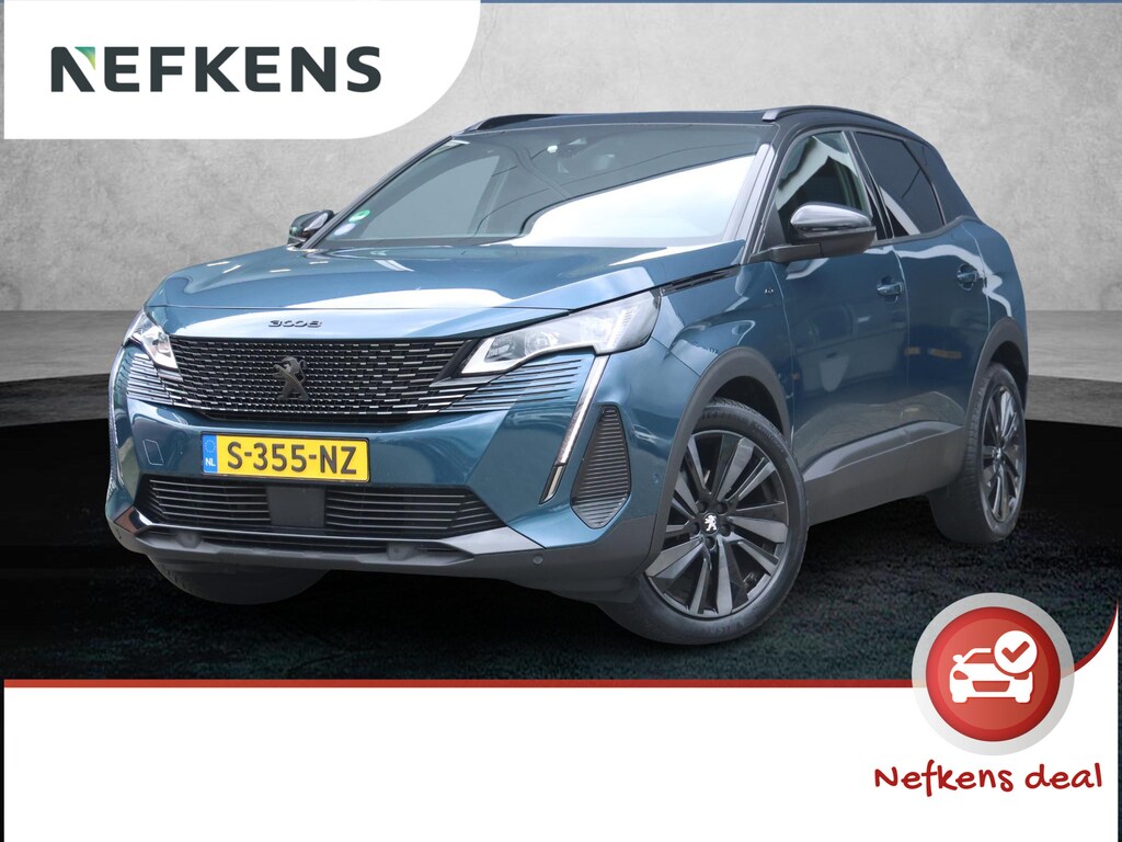 Peugeot 3008 1.2 130pk GT 1ste eigenaar | Panoramadak | FOCAL HI-FI | Black Pack | Navigatie | All-season | trekhaak | 19" LMV