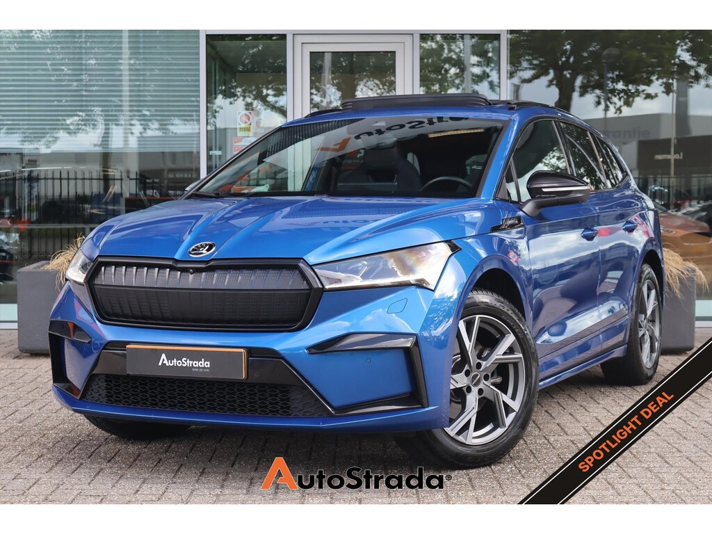 Skoda Enyaq Iv 60 SportLine 180pk SoH 92% | Stoelverwarming | Pano | Navi | Camera | Sportstoelen | Climate | Cruise