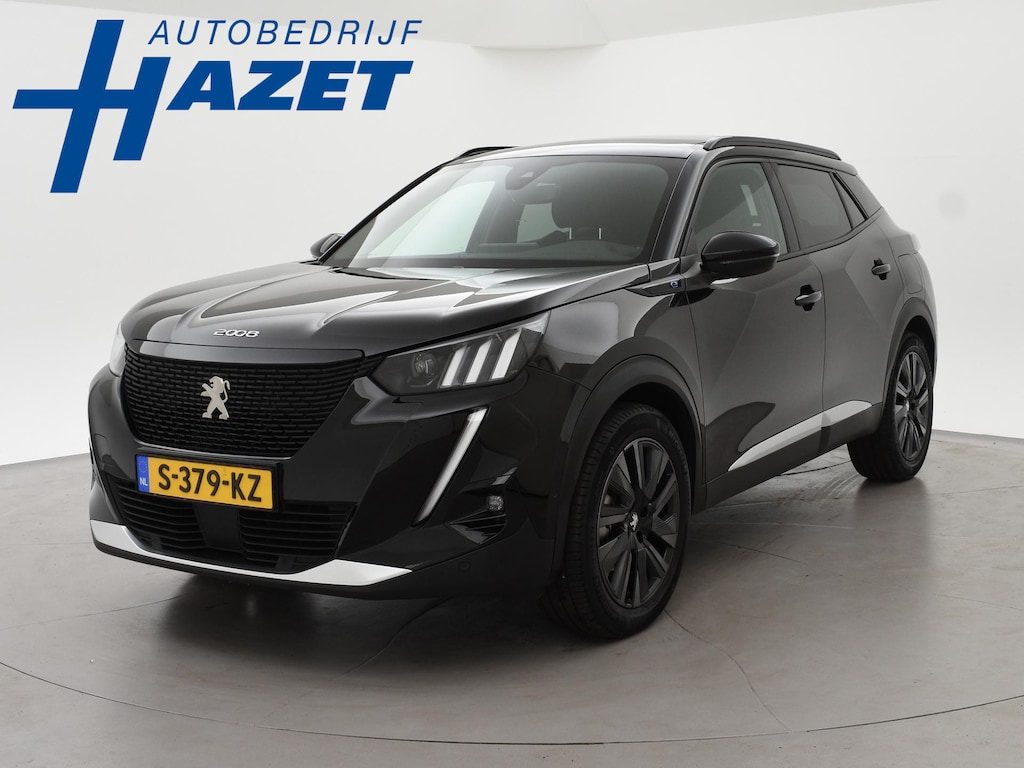 Peugeot e-2008 EV GT 50 kWh 3-FASE + ADAPTIVE CRUISE | PANORAMA | STOELVERW. | 18 INCH | 92% SOH | LEDER/ALCANTARA