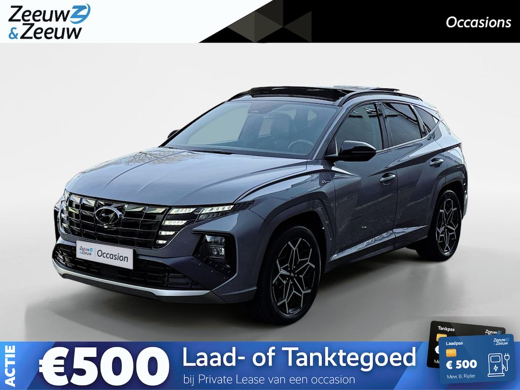 Hyundai Tucson 1.6 T-GDI PHEV N Line Sky 4WD | Pano | Trekhaak | Stoelventilatie/Verwarming | Stuurverwarming | 360 Camera | Keyless | Elektrische klep |