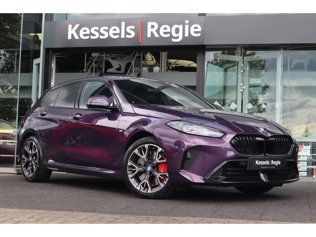 BMW 1-Serie 120 M Sport Pro | Pano | Memory | H&K | 360 | HuD | ACC | Matrix | Keyless | Bliss | Leder | El.klep | 18”