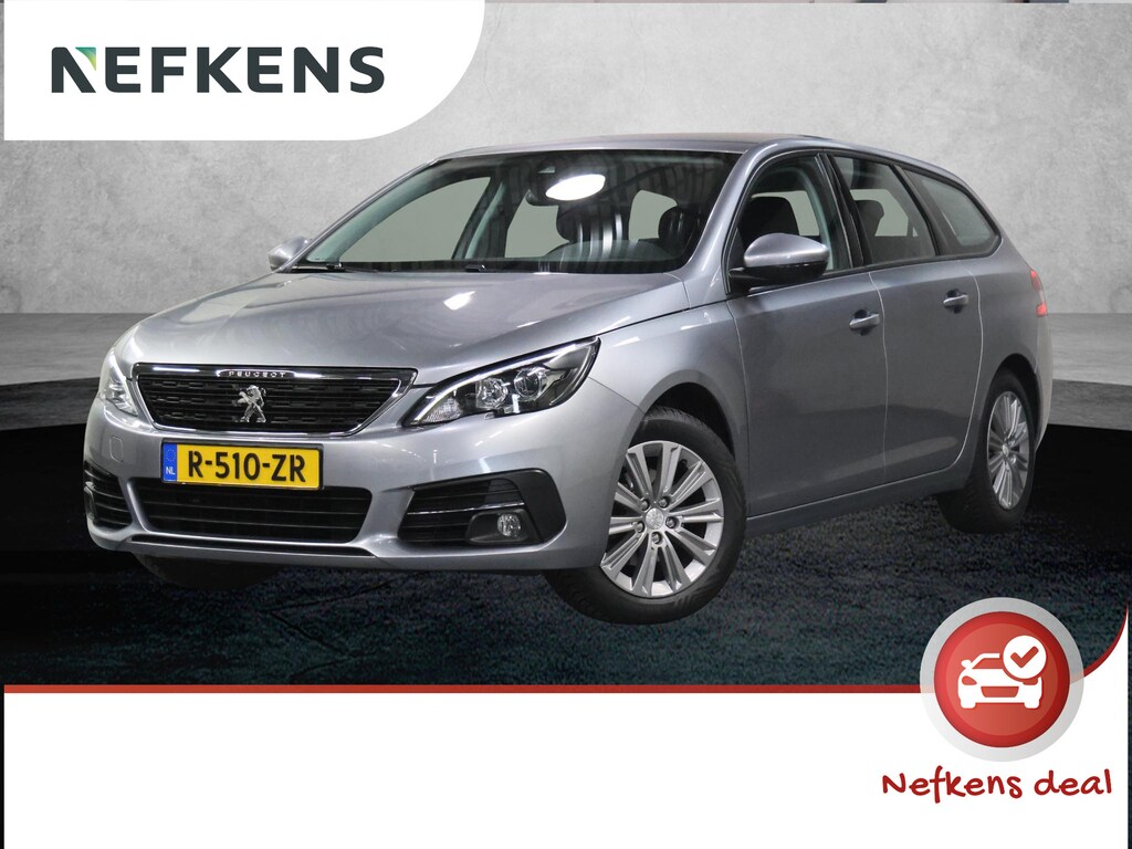 Peugeot 308 SW 1.2 130PK Allure | 1ste eigenaar | AppleCarPlay/AndroidAuto | 16"LMV | Navigatie | Cruise Control | Climate Control | Camera | Armsteun | Keyless | Isofix | Parkeersensoren | Trekhaak | Stoelverwarming |