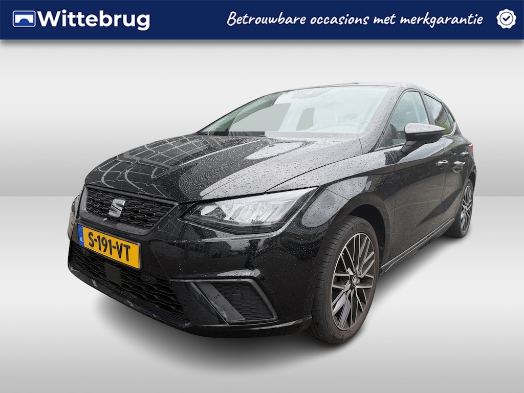 SEAT Ibiza 1.0 TSI Edition Parkeersensoren / 17"LM velgen / Airco / Bluetooth / Navigatie by Full Link HAL
