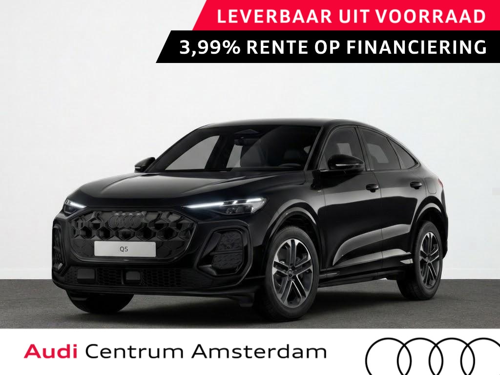 Audi Q5 Sportback S edition e-hybrid 299 pk | Techniekpakket plus | Panorama-glasdak | Adaptieve luchtvering | Optiekpakket zwart-glanzend |