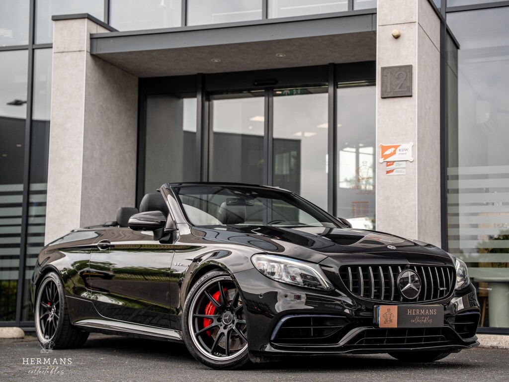 Mercedes-Benz C-klasse Cabrio 63 S AMG Premium Plus Pack / Burmester / HUD / Track Pack / Night