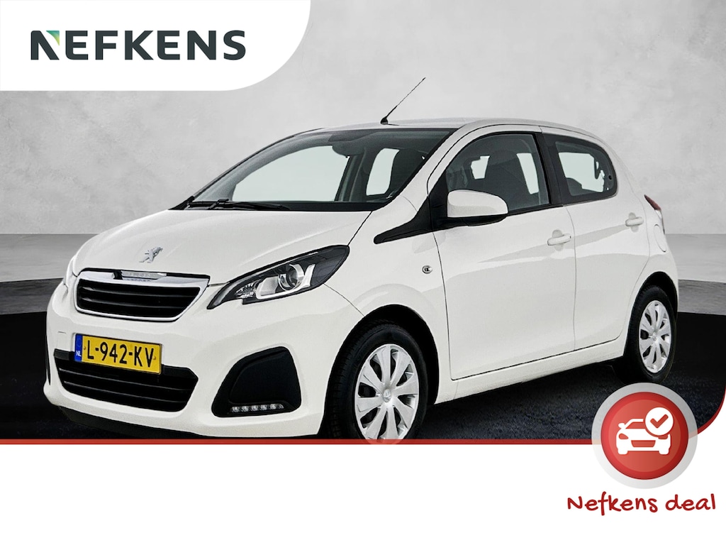 Peugeot 108 Active 1.0 e-VTi 72pk | Lage kilometerstand! | Airco | Elektrische ramen | Centrale portiervergrendeling | DAB+ radio | Bluetooth | Radio/MP3 speler met stuurbediening | Zuinig en voordelig autorijden! |