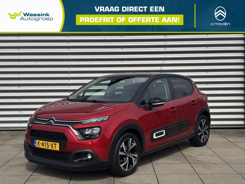 Citroën C3 1.2 PureTech Shine Handgeschakeld | Achteruitrijcamera | Cruise Control | Navigatie | Apple Carplay / Android Auto