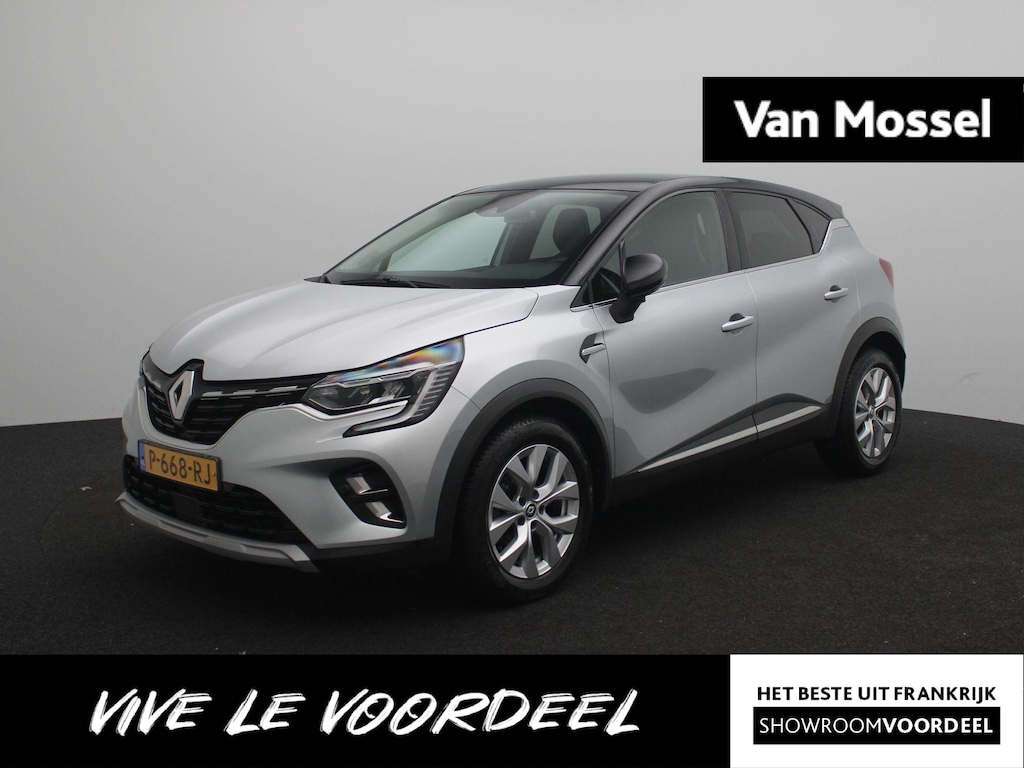 Renault Captur TCe 90 Intens | Apple CarPlay & Android Auto | Parkeersensoren v+a met achteruitrijcamera | Cruise control | Climate control | Lichtmetalen velgen | Two-tone metaalkleur |