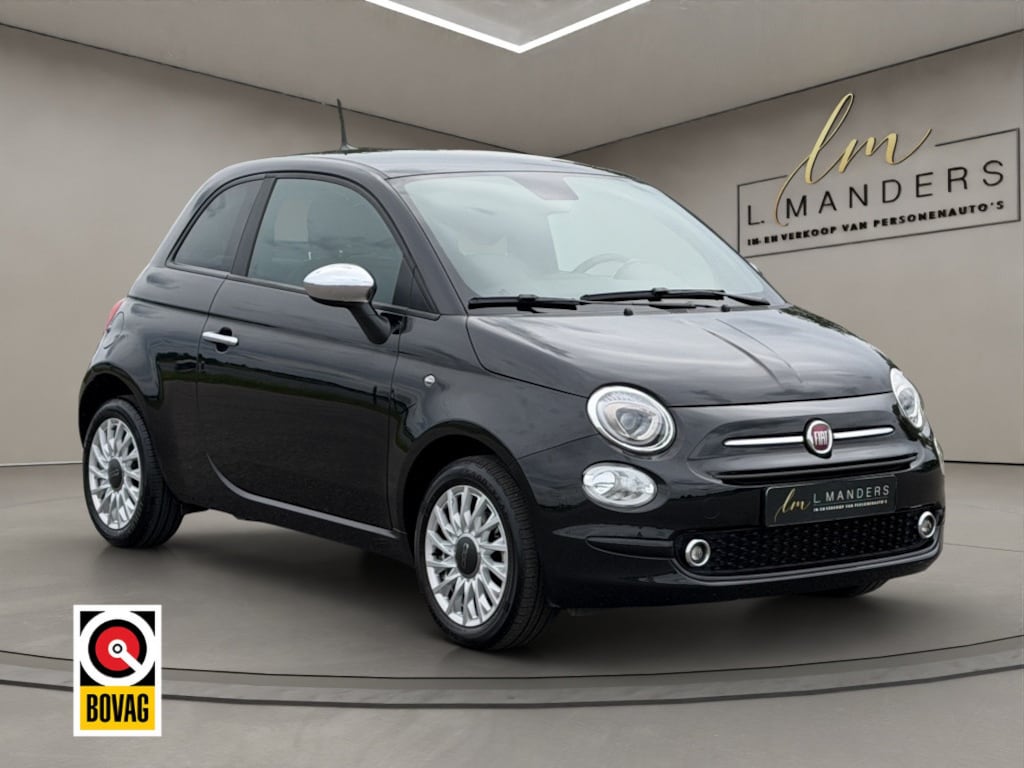 Fiat 500 1.0 Hybrid Dolcevita 2023 Zwart | Apple CarPlay | Airco