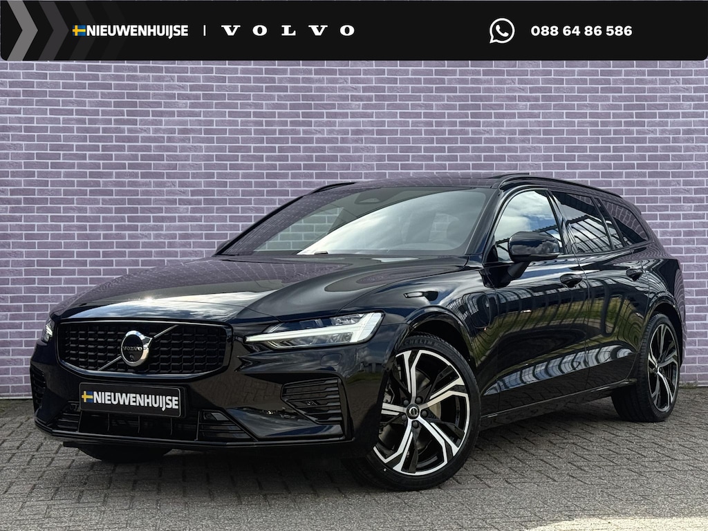 Volvo V60 2.0 T6 Plug-in hybrid AWD Ultra Dark |SOH 100%| 360° camera | Adaptieve cruise control | Blis | Stand kachel | Google | Verwarmde voorstoelen | achterbank verwarming | Harman Kardon Audio | Elektrische bedienbaar panorama dak |