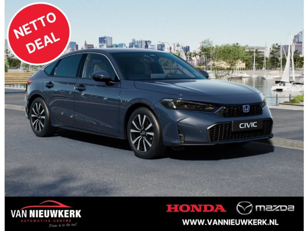 Honda Civic 2.0 HYBRID 184PK AUTOMAAT Elegance | NETTO DEAL | 8 Jaar garantie | Navigatie | Carplay| Android Auto