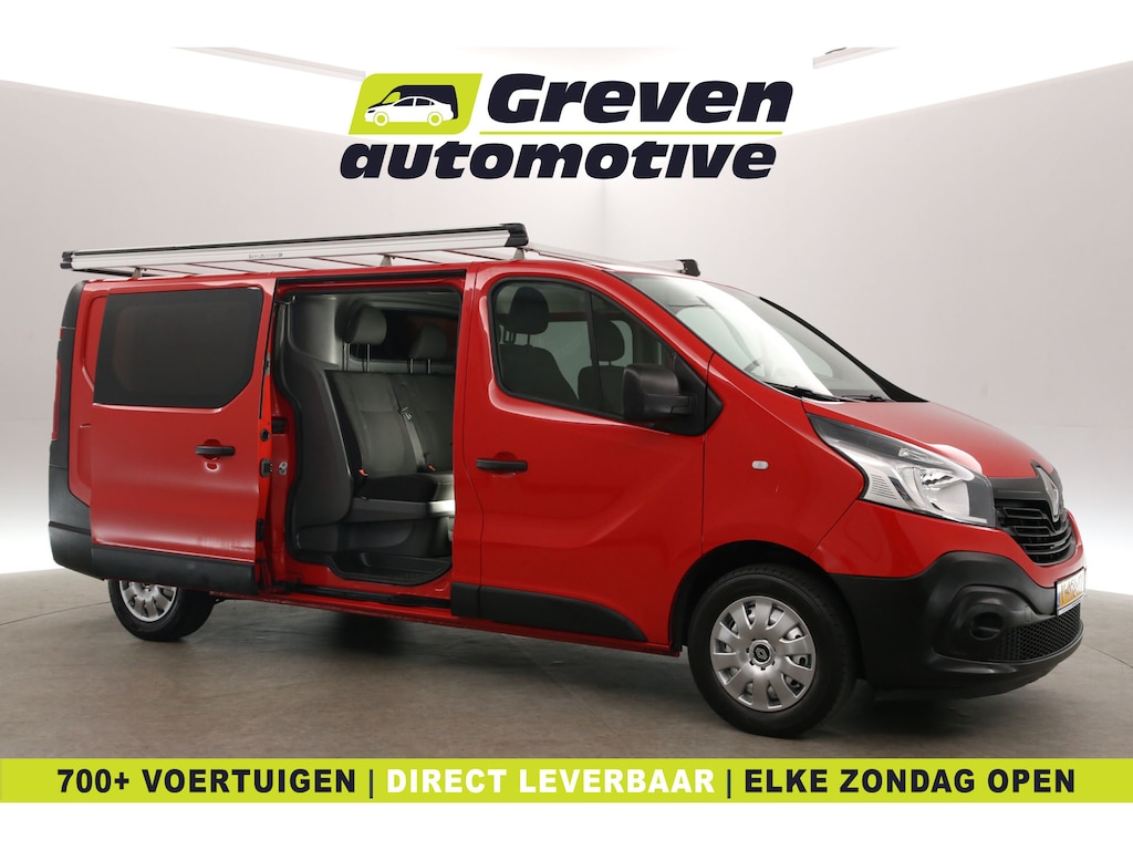 Renault Trafic 1.6 dCi T29 L2H1 | Dubbele Cabine | Airco | Cruise | Trekhaak | Parkeersens. | Imperiaal