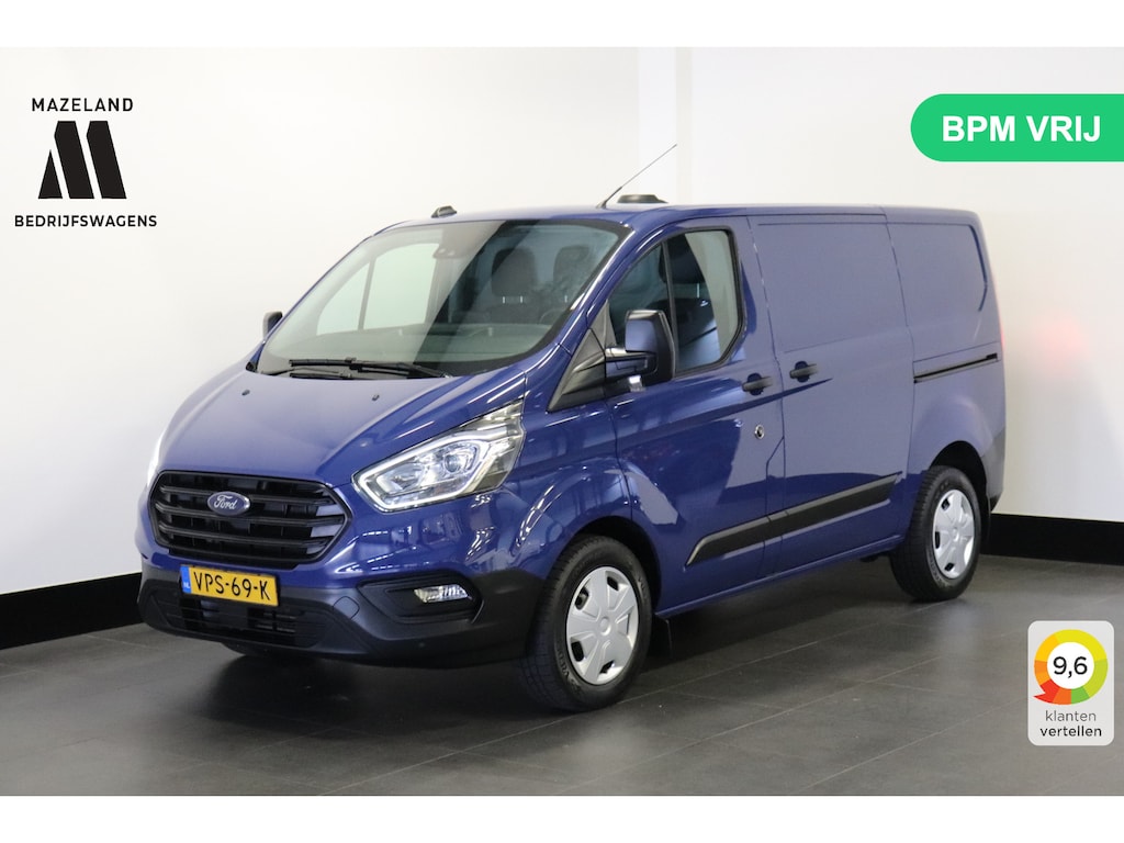 Ford Transit Custom 2.0 TDCI 130PK Automaat 2x Schuifdeur EURO 6 - Airco - Navi - Cruise - PDC - € 15.900,- Excl.
