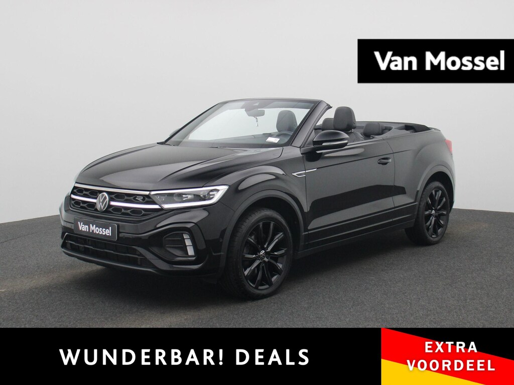 Volkswagen T-Roc Cabrio 1.5 TSI R-Line 150 PK| Dealeronderhouden | Leder Interieur | Trekhaak | Navigatie Pro | Stoelverwarming | Achteruitrijcamera | Climatronic | LED Matrix