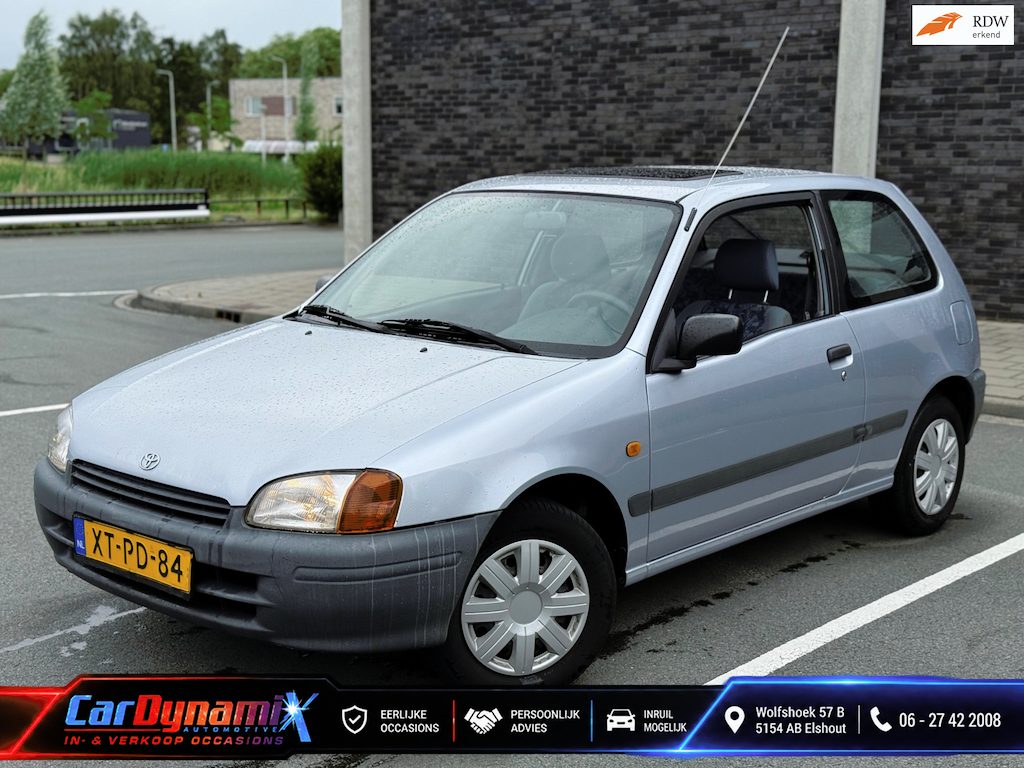 Toyota Starlet 1.3-16V XLi | Automaat | Distributie 2025 | 13 Jaar Eig. | Nieuwe APK! | 166DKM