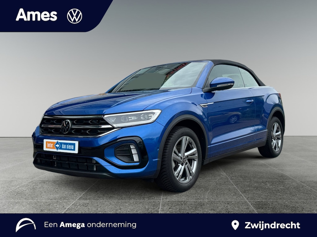 Volkswagen T-Roc Cabrio 1.5 TSI 150pk R-Line Trekhaak afneembaar | 'Side Assist' | Stoelverwarming