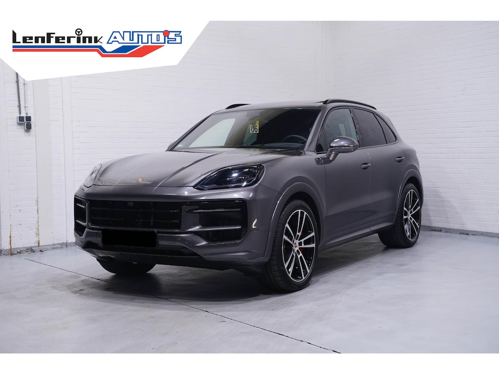 Porsche Cayenne 4.0 V8 S ex bpm. pano-dak soft-close sportuitlaat luchtvering(PASM) electr.trekhaak stoelverwarming v+a en geventileerde voorstoelen exterieur-pakket DAB private-glas 22"lmv sport design sport-chrono Bose sounsystem 360-camera soft-close HUD ACC sportstoelen 18keer-verstelbaar