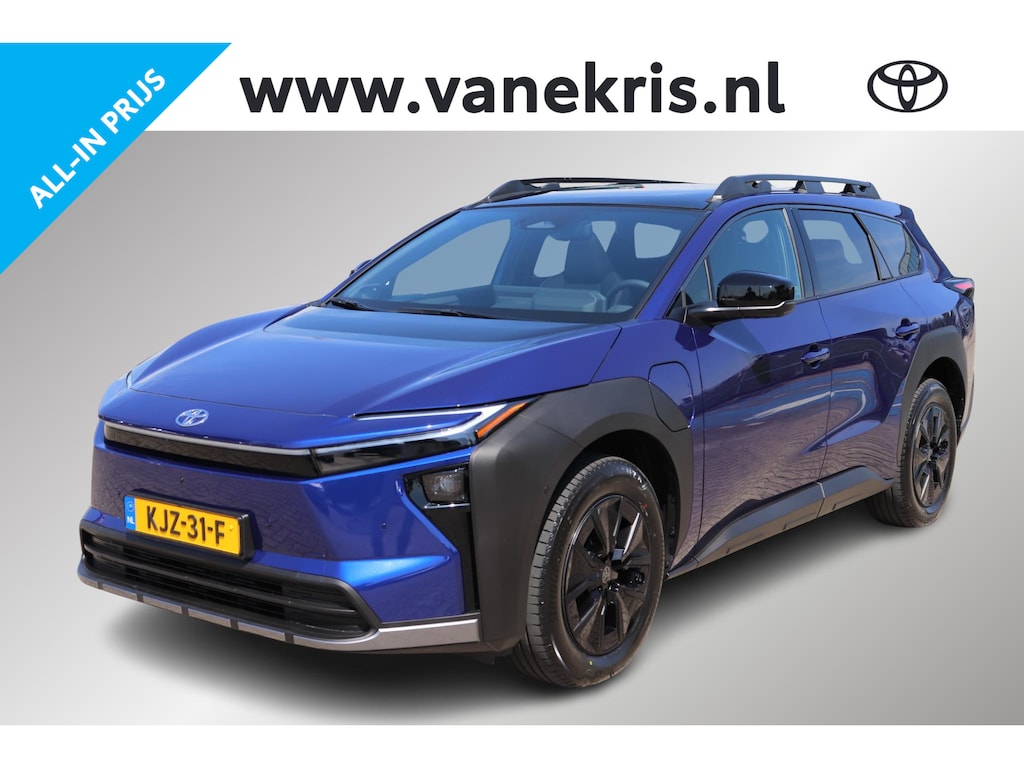 Toyota BZ4X Touring Executive AWD 75 kWh, Panoramisch dak, Stoelverwarming en Koeling, BSM, JBL, DEMOVOORDEEL €2.000,-!