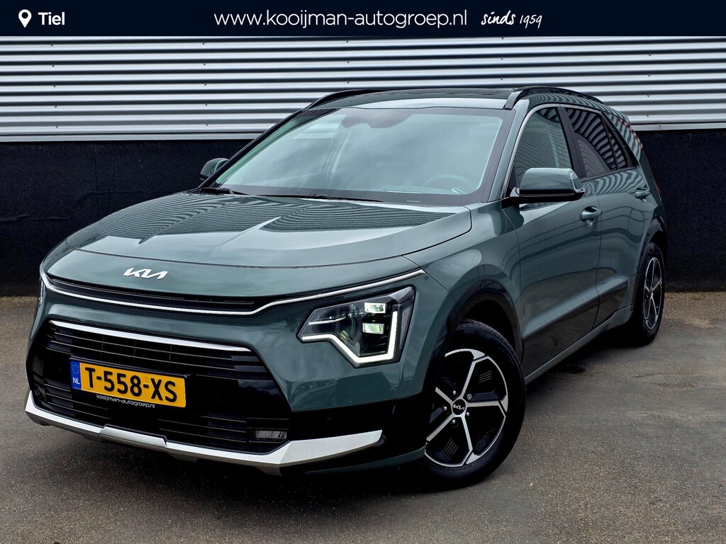 Kia Niro Hybrid 1.6 GDi DynamicPlusLine Schuif/kanteldak, Trekhaak, Nieuw geleverd en dealeronderhouden, Stoel- & Stuurwiel verwarmd, Dodehoekdetectie
