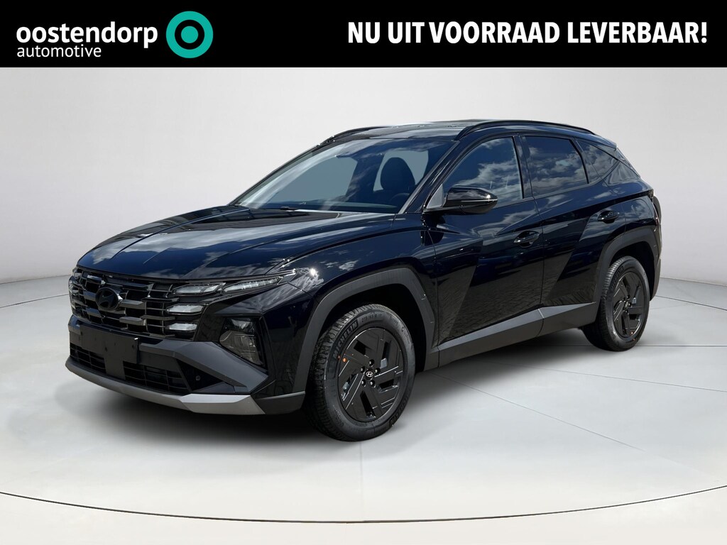 Hyundai Tucson 1.6 T-GDI PHEV Pure Edition | Uit voorraad leverbaar! | Stoel en stuur verwarming | Navigatie| Zwarte 17 inch lichtmetalen wielen | Apple carplay | Android auto