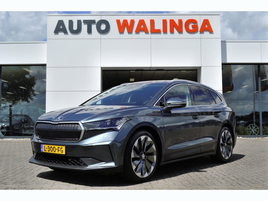 Skoda Enyaq iV Leer | Warmtepomp | Carplay | Matrix Ledkoplampen | Keyless | Sport pakket 60