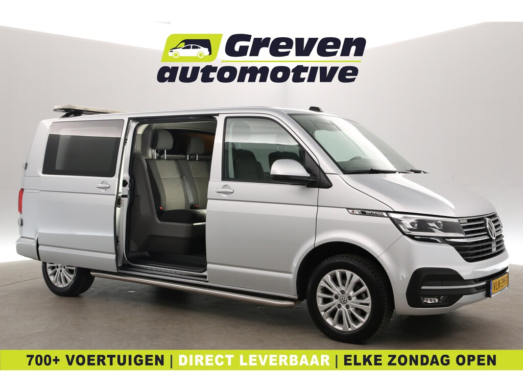 Volkswagen Transporter 2.0 TDI BULLI 150PK L2H1 | Automaat | Dubbele Cabine | Airco | Cruise | Virtual | Camera | Carplay | Trekhaak