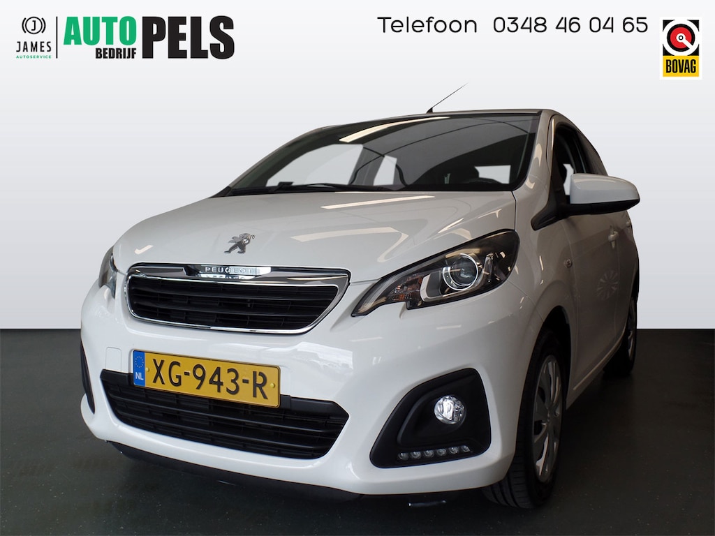 Peugeot 108 1.0 e-VTi Active, 73pk, 5drs Airco, Elek ramen,  Centrale vergrendeling op sleutel, Led dagrijverlichting, Bluetooth, Nederlandse auto!! Bovag afleverpakket 695,-