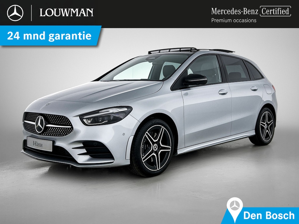 Mercedes-Benz B-klasse 250 e Business Solution AMG | Premium Plus pakket | Trekhaak | Nightpakket | GUARD 360 ° Vehicle protection Plus | Panoramadak | Memorypakket | Head-up Display | 360°-camera | MULTIBEAM LED |